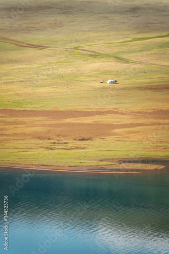 Obraz na płótnie Mongolian Landscape in the Summer w salonie