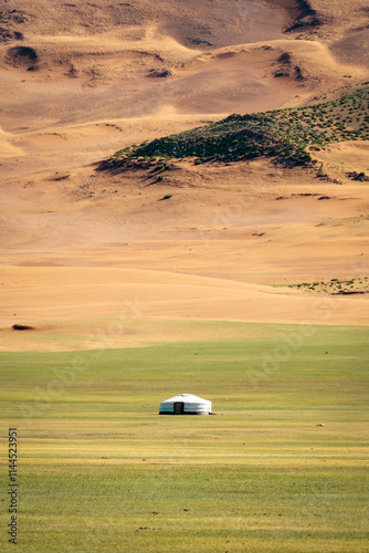Obraz na płótnie Gobi Desert and Lakes in Central Mongolia w salonie