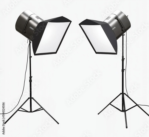 photo studio equipment of flash lights for photography photo