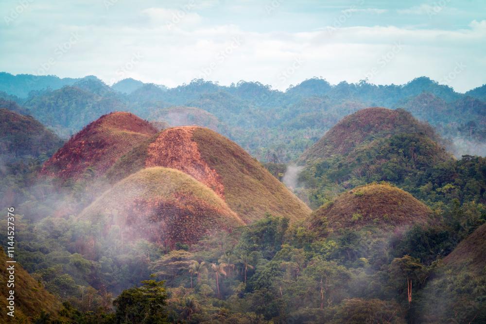 Chocolate Hills in Bohol Philippines