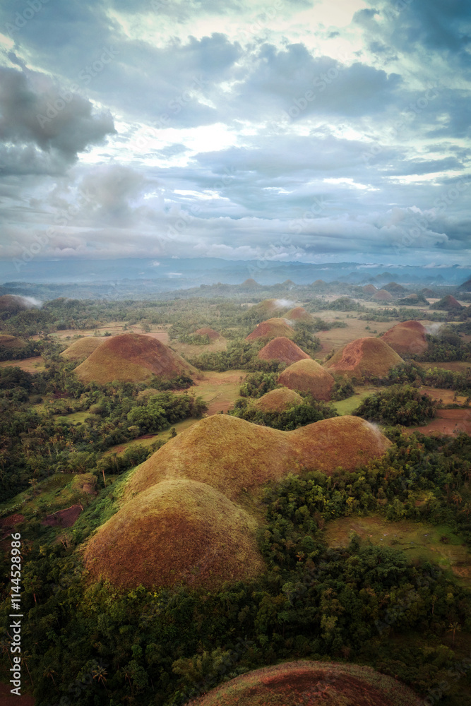 Chocolate Hills in Bohol Philippines