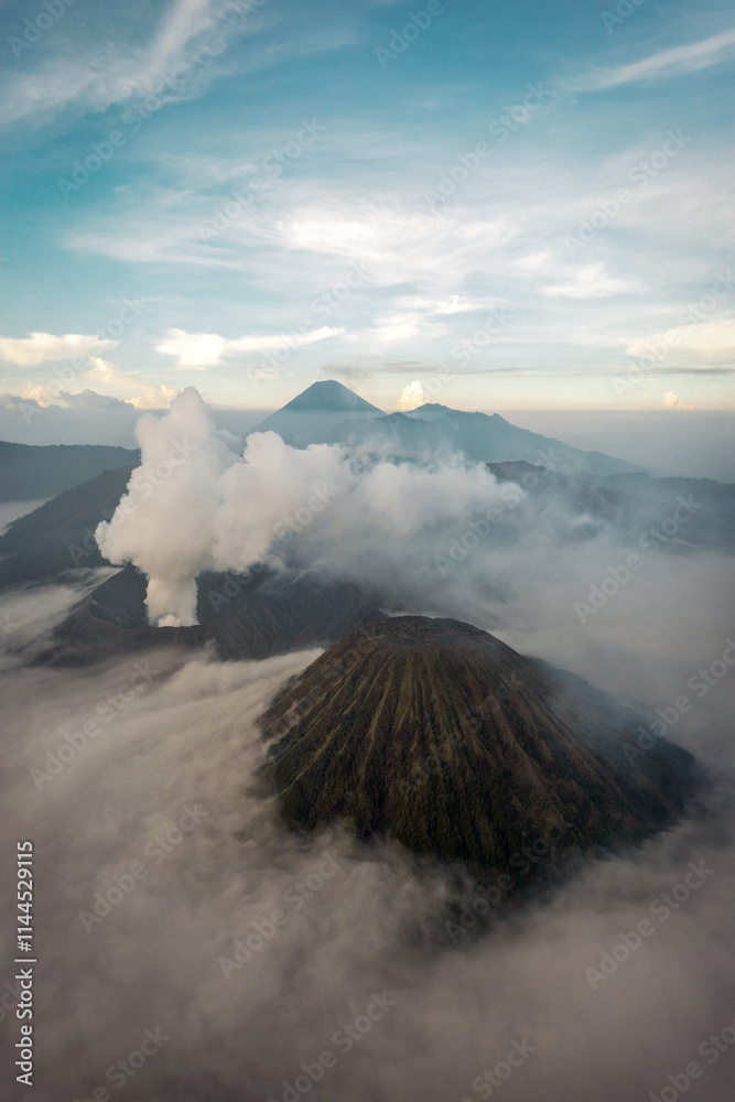 Mount Bromo Volcano on Java Indonesia