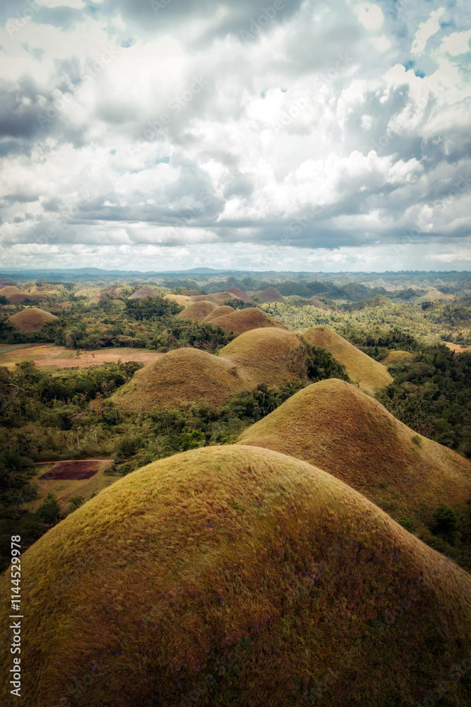 Chocolate Hills in Bohol Philippines