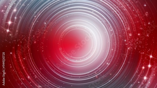 Vibrant white and bold red color gradient swirling together in an abstract whirlpool. photo