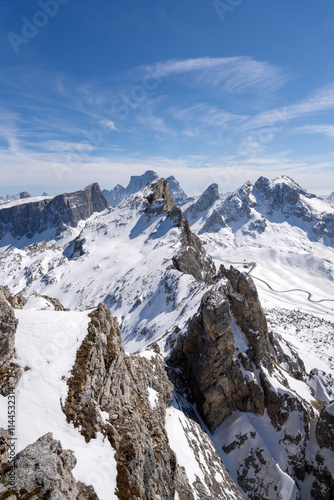 Obraz na płótnie The Dolomites Mountains in Northern Italy w salonie