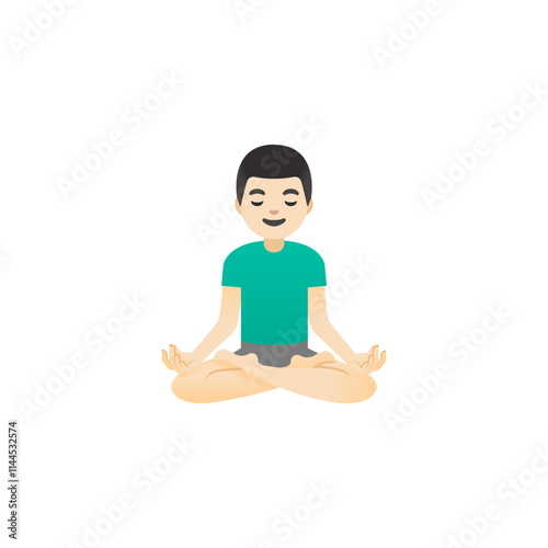 Person Meditating Emoji
