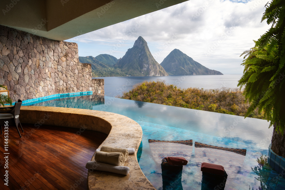 Luxury Swimming Pool with View of the Ocean