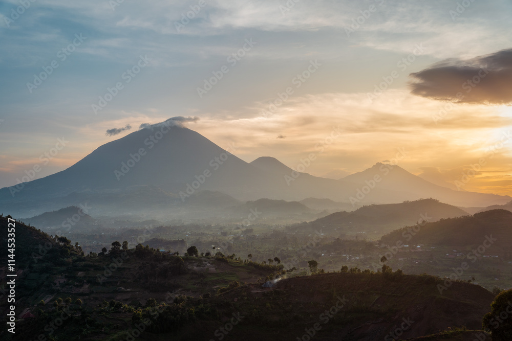 Early morning mist in the Uganda Highlands