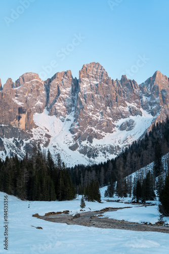 Obraz na płótnie The Dolomites Mountains in Northern Italy w salonie