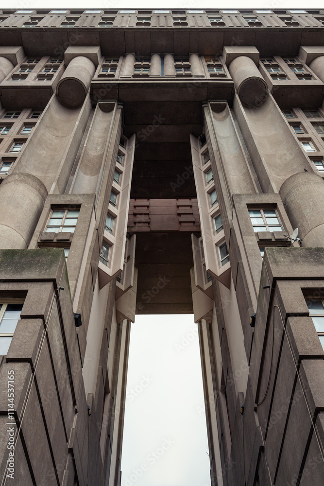 Brutalist Architecture in Suburban Paris