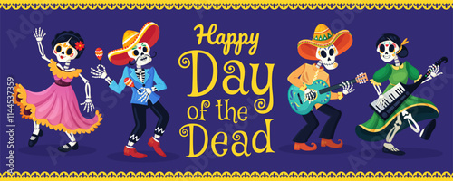 Day of Dead, Dia de los muertos background