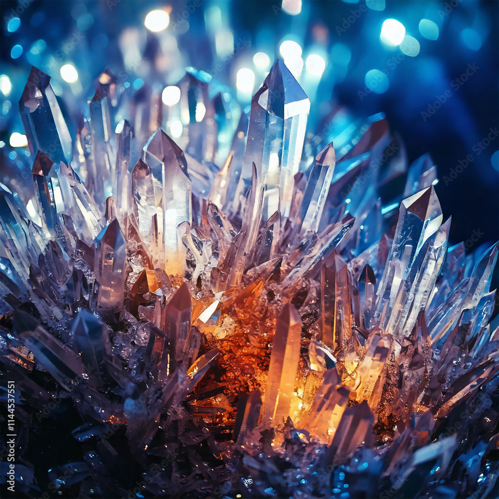 Lots of crystals Lots of crystals
