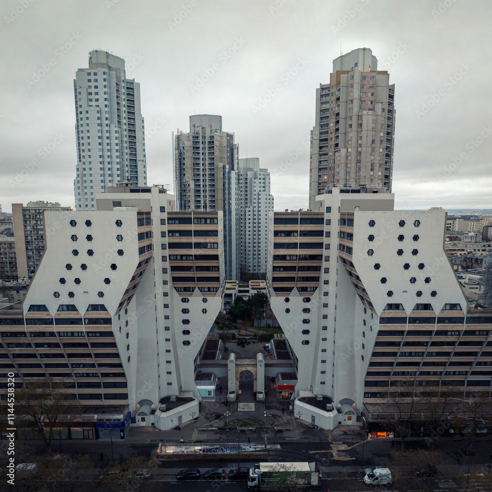 Brutalist Architecture in Suburban Paris