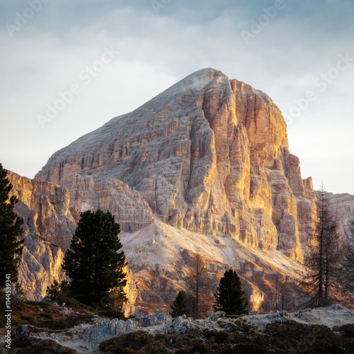 Obraz na płótnie The Dolomites Mountains in Northern Italy w salonie