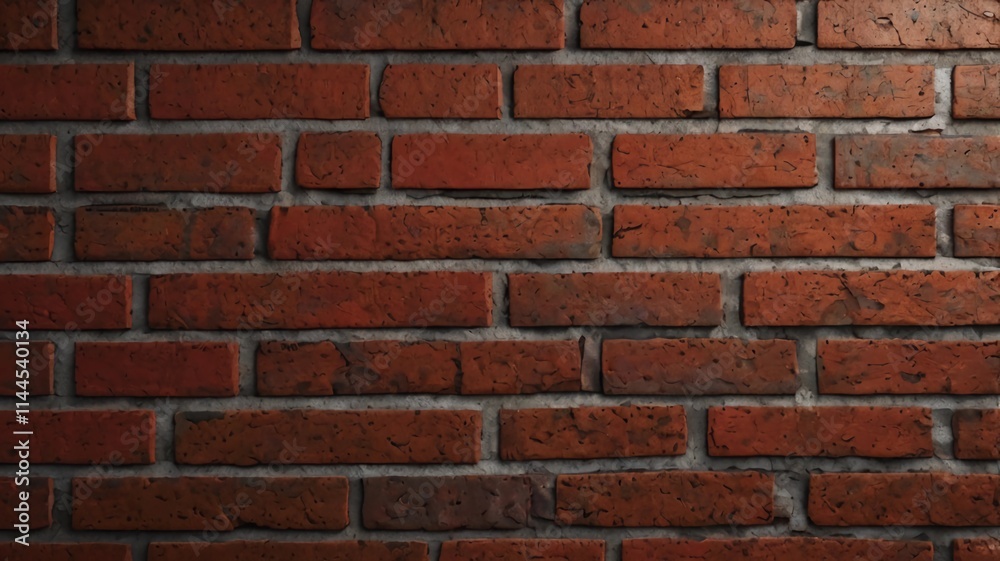 Seamless brick wall texture with a vibrant red and brown color pattern. Perfect for architectural backgrounds and designs, offering a rustic and classic aesthetic Seamless brick wall texture with a vibrant red and brown color pattern. Perfect for architectural backgrounds and designs, offering a rustic and classic aesthetic