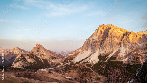 The Dolomites Mountains in Northern Italy photo