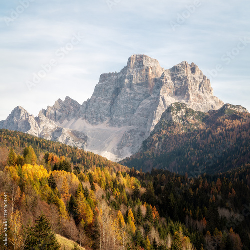 Obraz na płótnie The Dolomites Mountains in Northern Italy w salonie