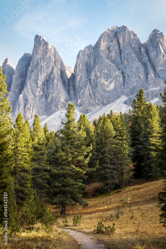 Obraz na płótnie Geisleralm in the Italian Dolomites w salonie