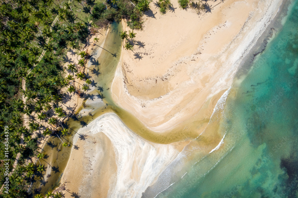 Turquoise White Beach in Dominican Republic