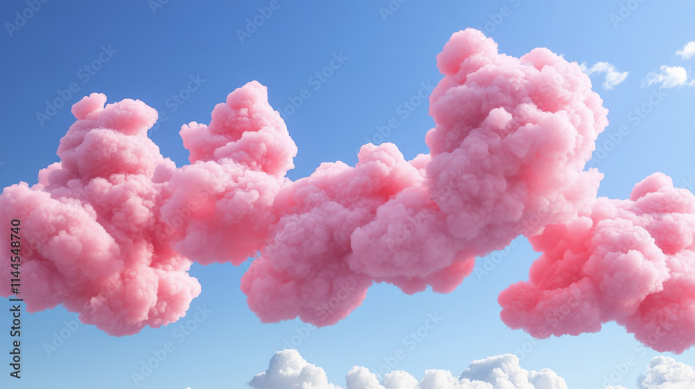 3d render pink clouds, fluffy spindrift or cumulus eddies. Flying weather and nature design elements balloons isolated on transparent background, illustration in cartoon plastic style. 3D Illustration 3d render pink clouds, fluffy spindrift or cumulus eddies. Flying weather and nature design elements balloons isolated on transparent background, illustration in cartoon plastic style. 3D Illustration