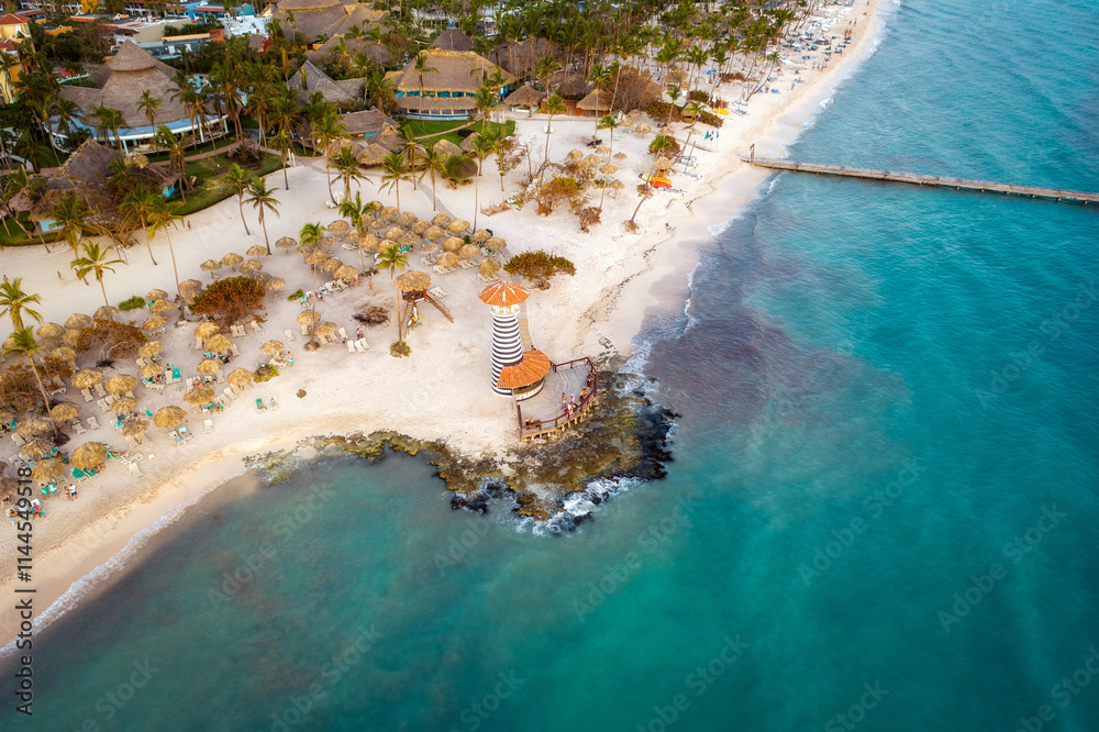 Turquoise White Beach in Dominican Republic