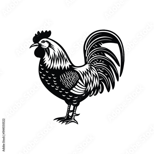 rooster vector art