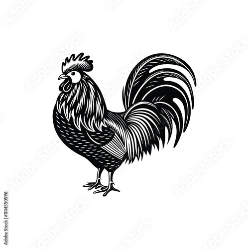 rooster vector art