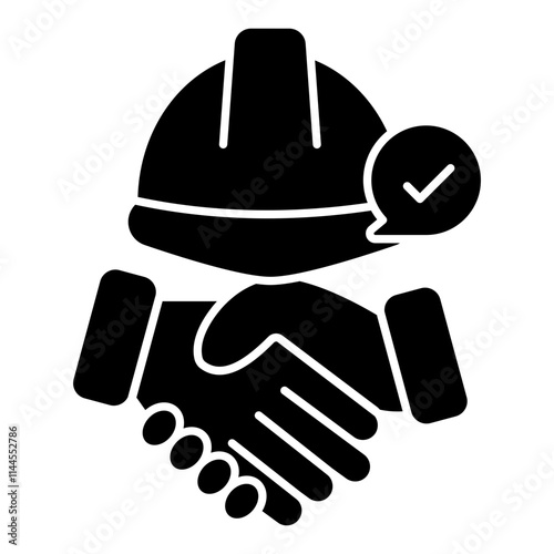 An icon design of construction deal