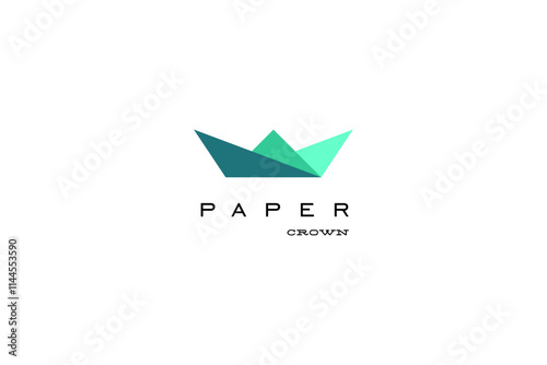 Paper crown logo design solution 
