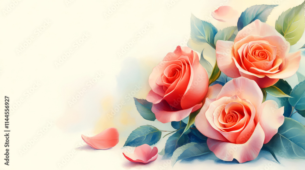 Beautifully Soft Pink Roses with Green Leaves for Elegant Floral Decor and Designs