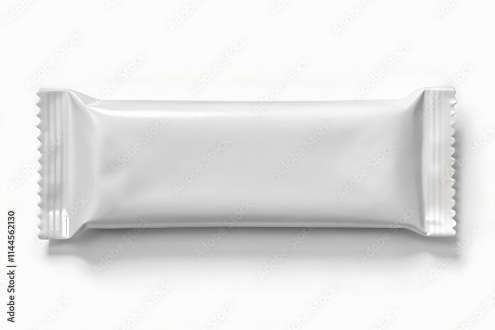 Blank Glossy Chocolate/Candy Bar Packaging White Mockup Blank Glossy Chocolate/Candy Bar Packaging White Mockup