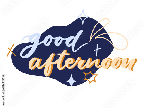 Hand Lettering Good Afternoon