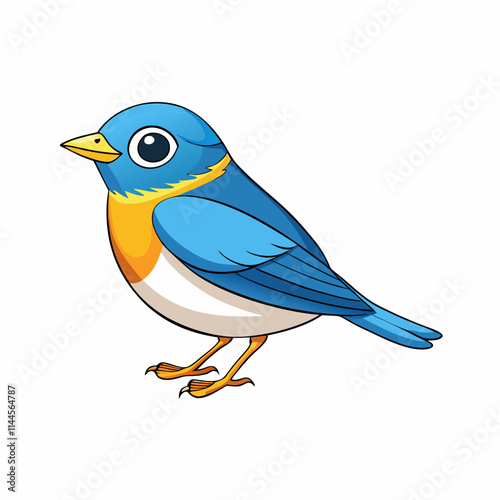 blue bird on a branch