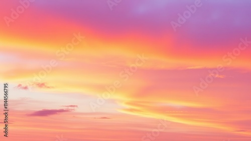 Abstract watercolor background of a vibrant sunset sky in shades of orange and purple, sky, sunset, watercolor