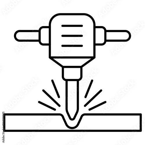 Premium download icon of hand drill machine