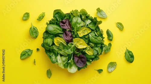 Creative Salad Served in Ed...