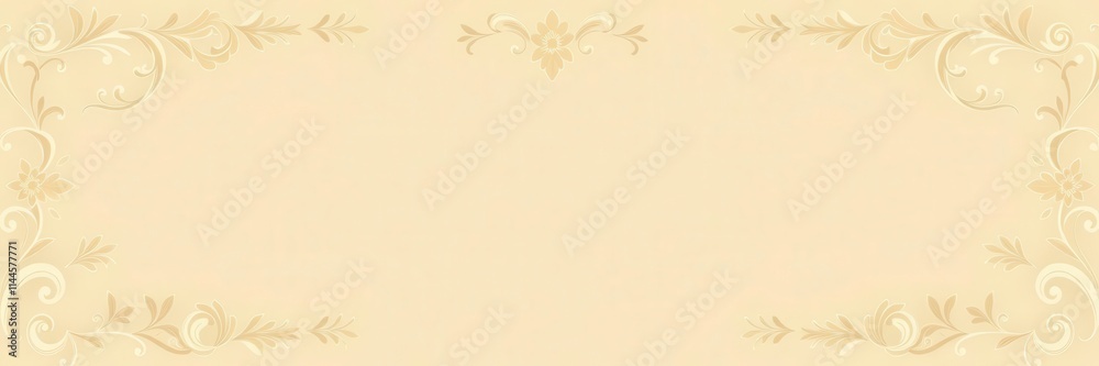 Elegant cream background adorned with intricate floral patterns, feminine, intricate Elegant cream background adorned with intricate floral patterns, feminine, intricate