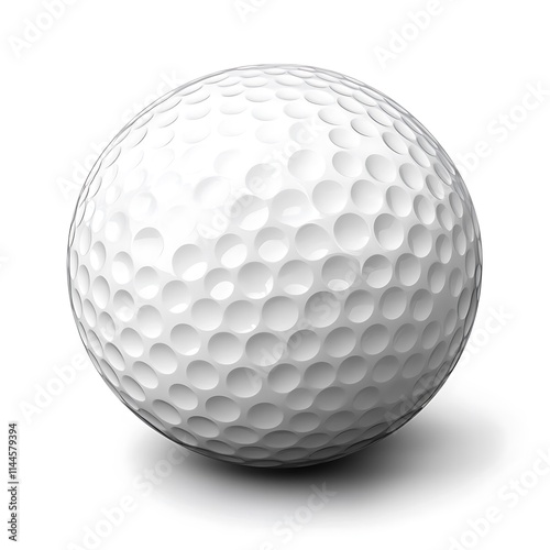 Golf Ball Isolated on White Background