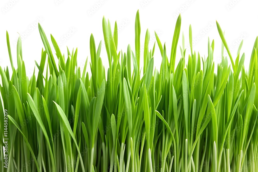 green grass isolated on white background green grass isolated on white background