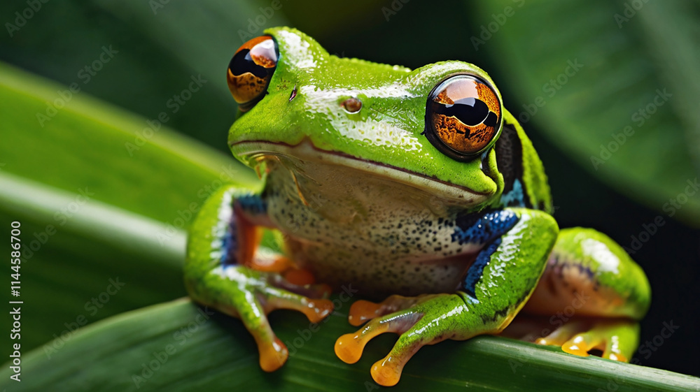 Fototapeta premium green frog