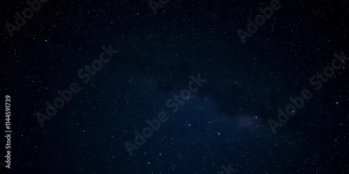 Night sky filled with twinkling stars on a dark background, black, ethereal