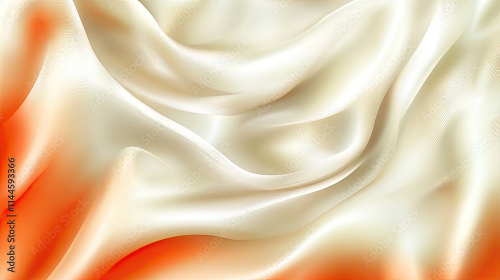 Smooth gradient background transitioning from soft beige to warm orange, featuring a subtle blur effect in modern vector style