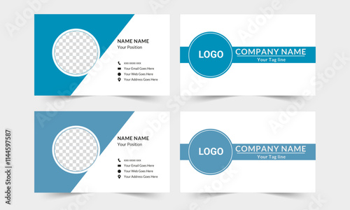 simple and attractive  Business Card template Design.