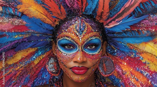 Global Carnival Celebrations in Vivid Hues photo