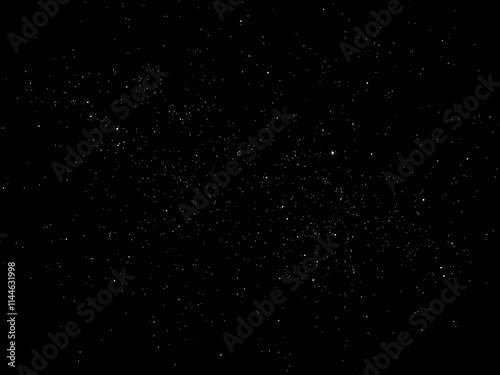 Night sky photo with sparkling stars on black background, night sky, stars photo