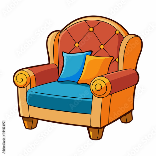 sofa and armchair