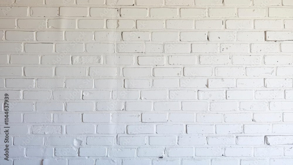Rugged white brick wall covered in grunge textures, perfect for a vintage or industrial design, brick, vintage