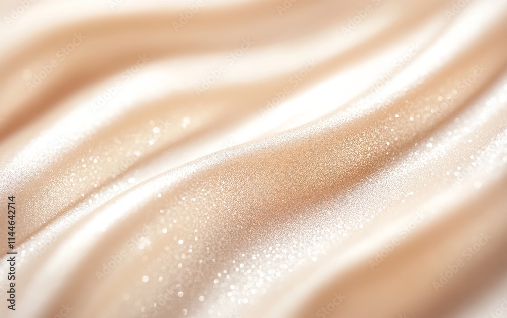 This image showcases a close-up view of silky smooth fabric, featuring soft waves and a shimmering surface that reflects light beautifully. This image showcases a close-up view of silky smooth fabric, featuring soft waves and a shimmering surface that reflects light beautifully.