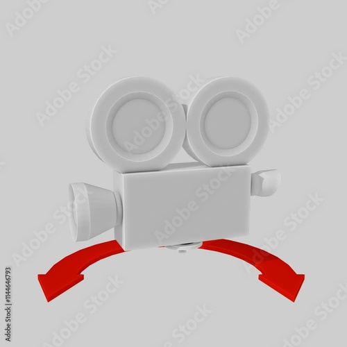 Camera Movement - Pan (3D Camera with RGBA - transparent)