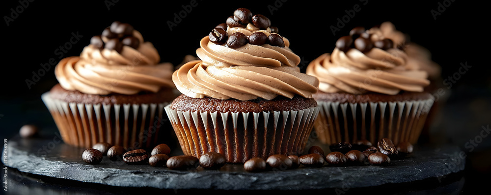 Mocha mousse cupcakes with a coffeeflavored muffin base, topped with chocolatecovered espresso beans, mocha mousse cupcakes muffins, rich dessert pairing Mocha mousse cupcakes with a coffeeflavored muffin base, topped with chocolatecovered espresso beans, mocha mousse cupcakes muffins, rich dessert pairing